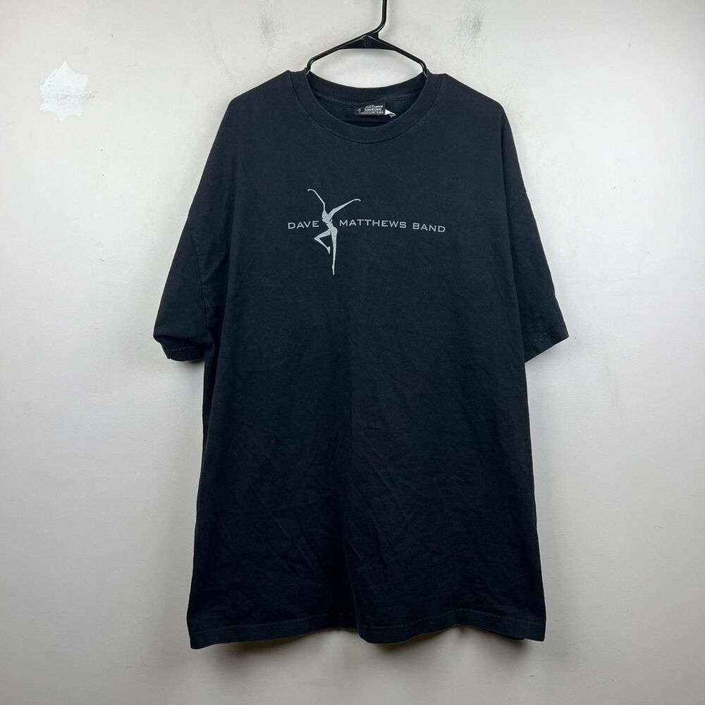 Vintage Dave Matthews Band Black Tour Tee Size XXL
